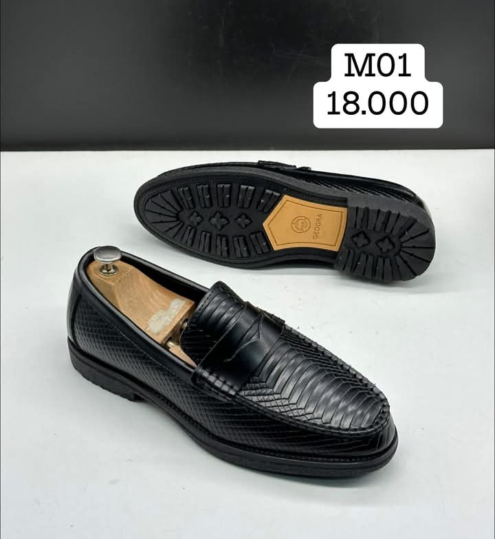 Mocassins classiques en cuir